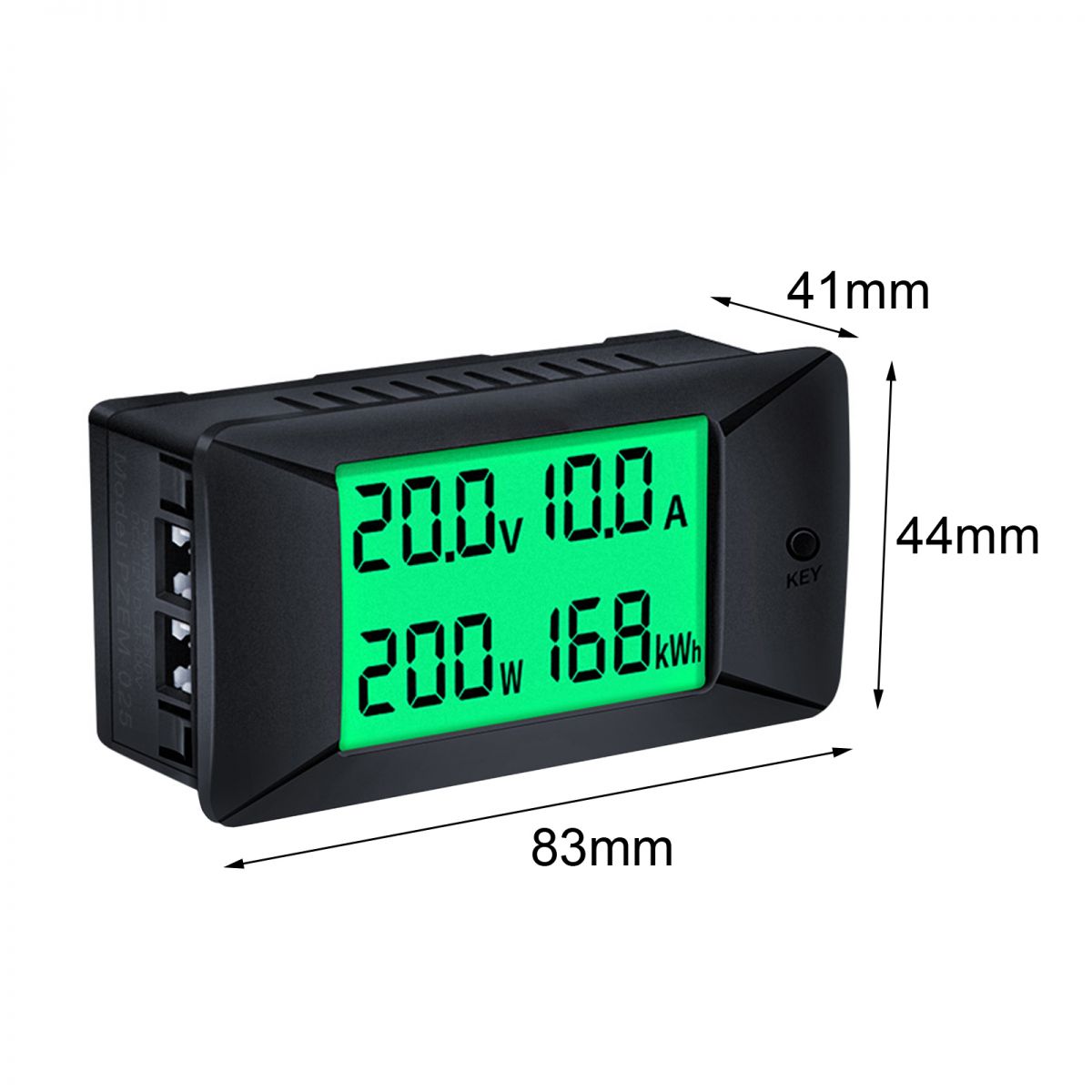 Digital Display Voltage Current Meter DC 0300A/300V Power Electric